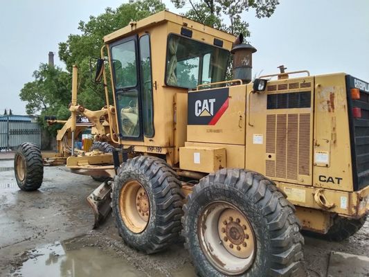 मूल यूएसए 140K प्रयुक्त सीएटी मोटर ग्रेडर उच्च उत्पादकता ईंधन दक्षता
