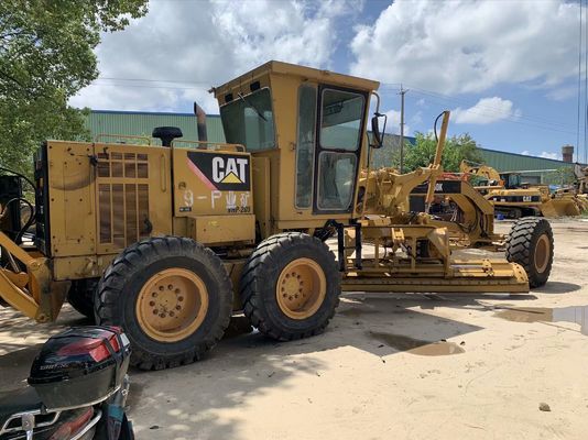 CAT 160K प्रयुक्त मोटर ग्रेडर उच्च दक्षता प्रयुक्त कैटरपिलर मोटर ग्रेडर