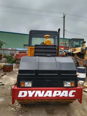 Dynapac CC421 प्रयुक्त रोड रोलर डबल ड्रम रोड रोलर उच्च उत्पादकता स्वीडन