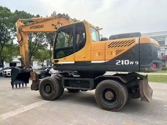 प्रयुक्त हुंडई R210W-9 व्हील एक्सकवेटर उत्कृष्ट स्थिति में/प्रयुक्त व्हील एक्सकवेटर बिक्री के लिए