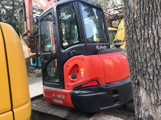मूल जापान प्रयुक्त कुबोटा KX163-5 मिनी खुदाई मशीन बिक्री के लिए/प्रयुक्त कुबोटा मिनी खुदाई मशीन बिक्री के लिए