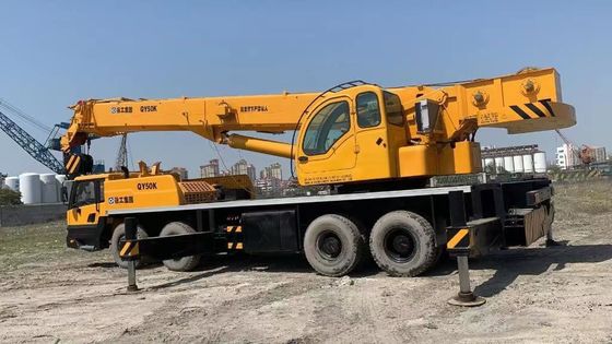 XCMG QY50K-II 50 टन प्रयुक्त ट्रक क्रेन उच्च क्षमता प्रयुक्त बूम ट्रक