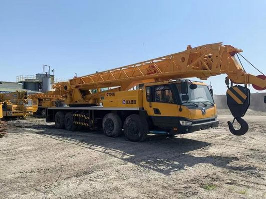 XCMG QY50K-II 50 टन प्रयुक्त ट्रक क्रेन उच्च क्षमता प्रयुक्त बूम ट्रक