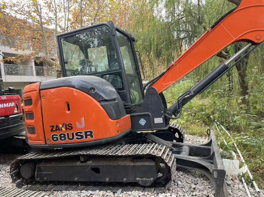 मूल जापान प्रयुक्त हिताची ZX68USR-5A क्रॉलर खुदाई उत्कृष्ट स्थिति में
