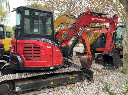 मूल जापान प्रयुक्त Yanmar Vio55-5B मिनी उत्खनन EPA इंजन के साथ/प्रयुक्त Kubota मिनी उत्खनन बिक्री के लिए