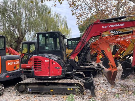 मूल जापान प्रयुक्त Yanmar Vio55-5B मिनी उत्खनन EPA इंजन के साथ/प्रयुक्त Kubota मिनी उत्खनन बिक्री के लिए