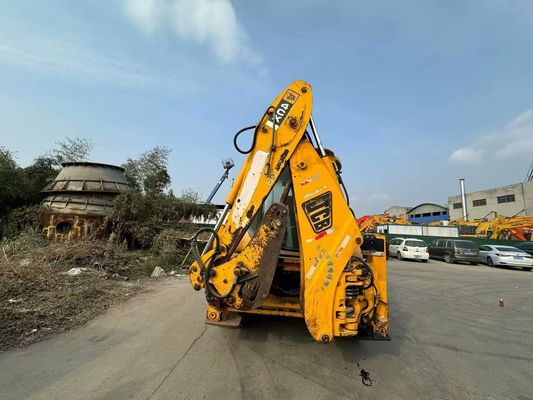 मूल यूके प्रयुक्त जेसीबी 4सीएक्स बैकहो लोडर एक बाल्टी में चार के साथ / प्रयुक्त जेसीबी बैकहो लोडर गर्म बिक्री