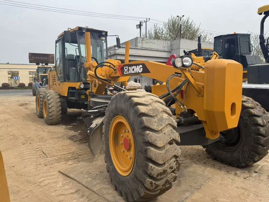 6 ड्राइव मोटर ग्रेडर 2023 वर्ष इस्तेमाल किया XCMG GR2153 मोटर ग्रेडर निर्माण के लिए ईंधन दक्षता