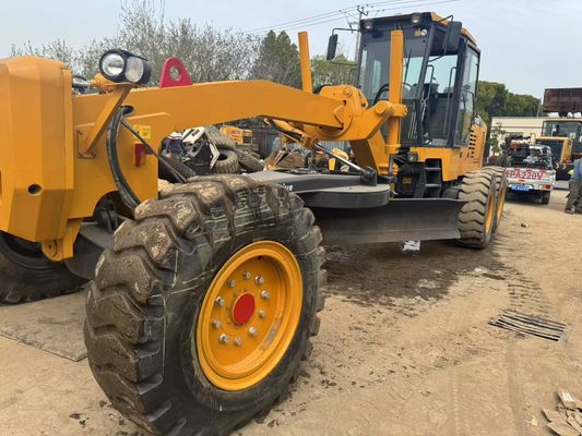 6 ड्राइव मोटर ग्रेडर 2023 वर्ष इस्तेमाल किया XCMG GR2153 मोटर ग्रेडर निर्माण के लिए ईंधन दक्षता