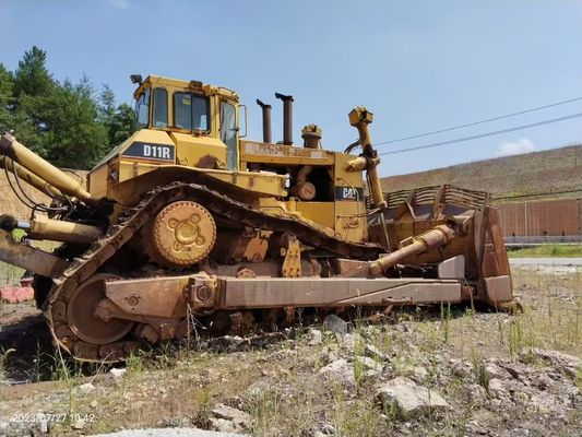 हाइड्रोलिक रिपर के साथ मूल रंग प्रयुक्त कैटरपिलर D11R बुलडोजर