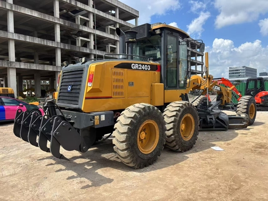 बिक्री के लिए हाइड्रोलिक रिपर के साथ उत्कृष्ट स्थिति में प्रयुक्त XCMG GR2403 मोटर ग्रेडर