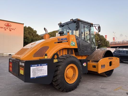 प्रयुक्त XCMG XS223J सिंगल ड्रम कम्पैक्टर आसान संचालन और अच्छी स्थिति
